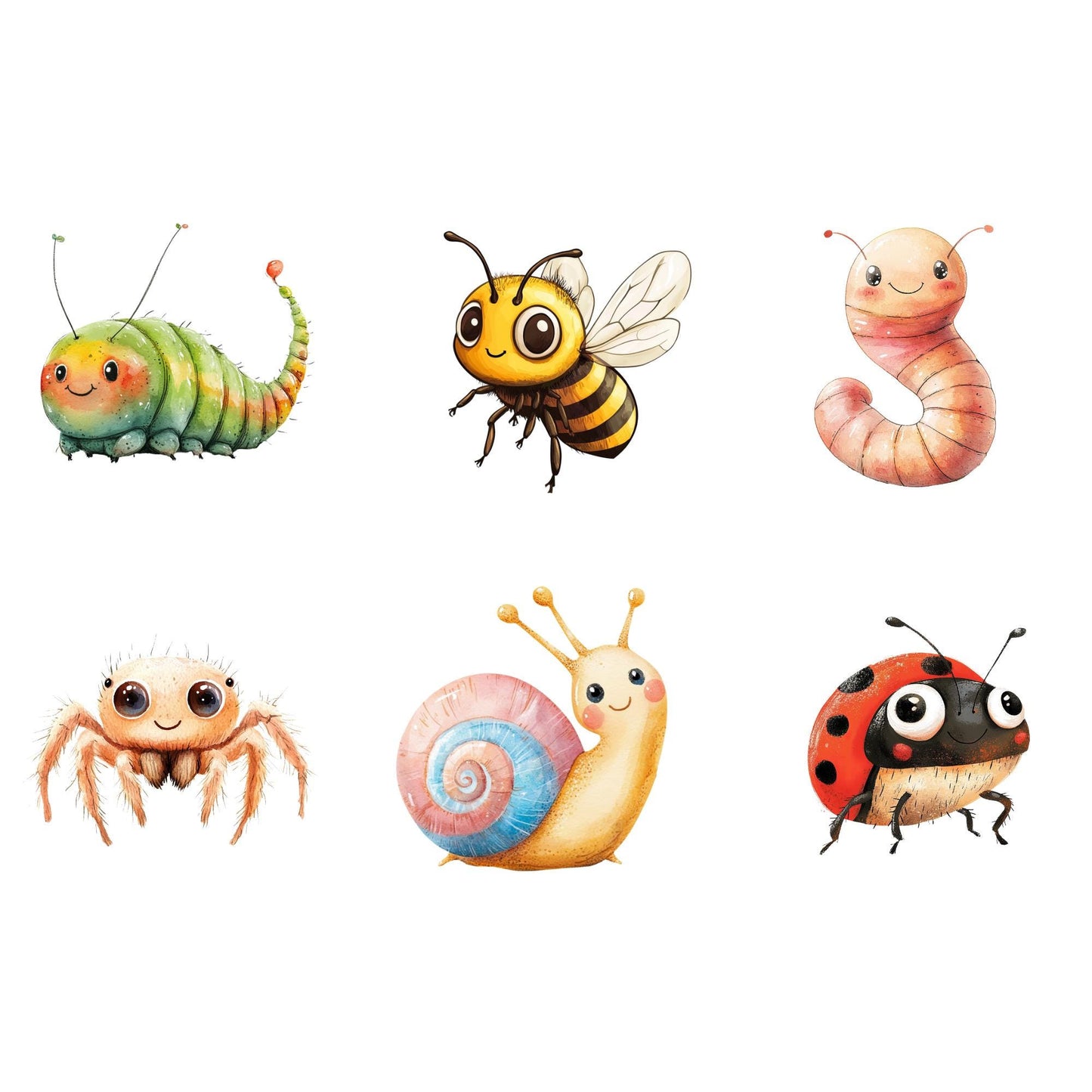 Cute Bugs Clipart