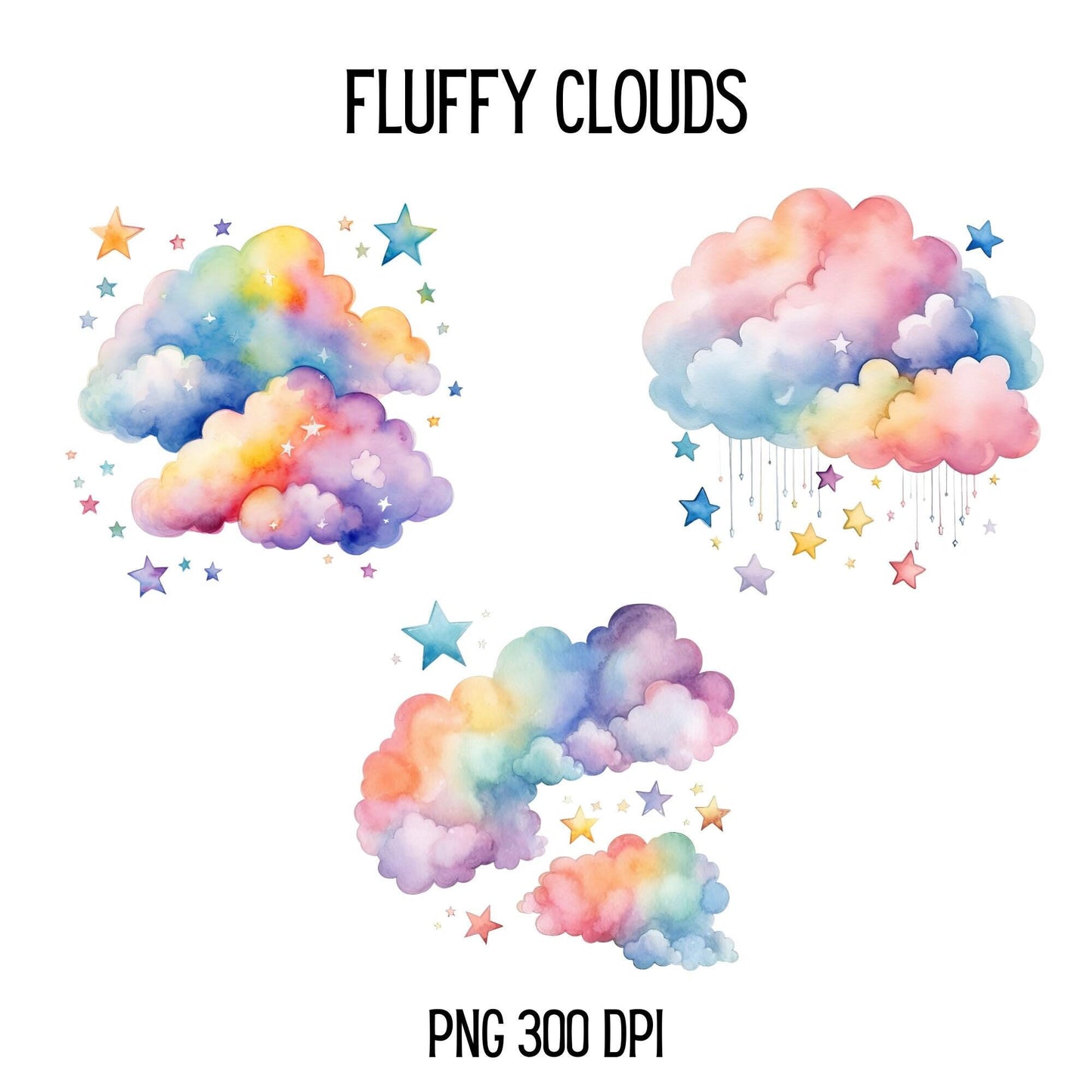 Watercolor Cute Teddy Bear Clipart