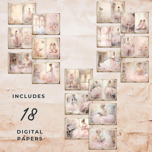 The Ballerina Junk Journal Mega Kit