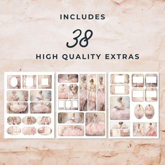 The Ballerina Junk Journal Ephemera