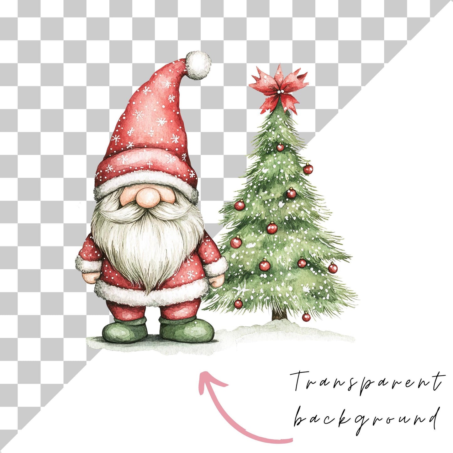 Christmas Gnome Clipart