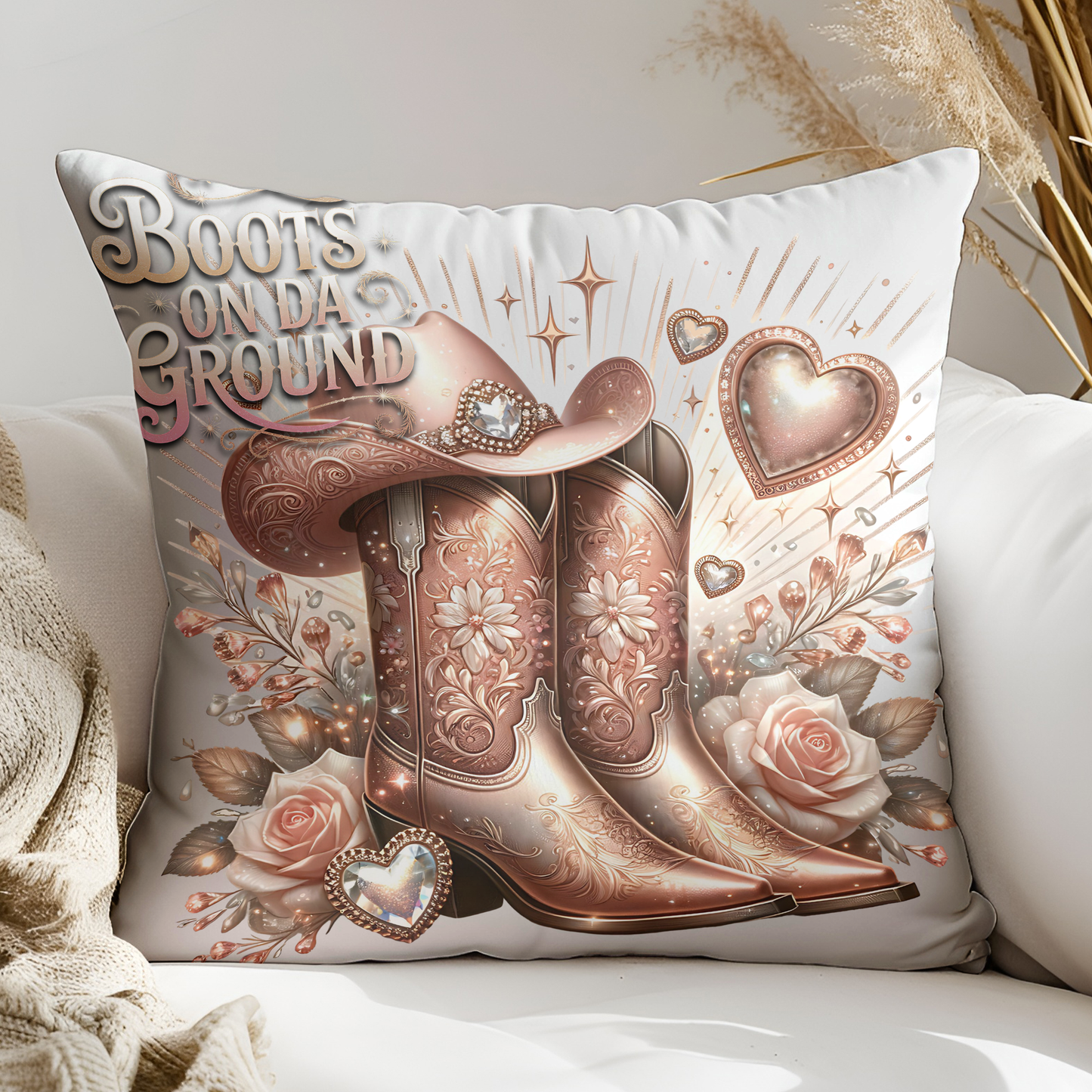 Boots On The Ground T-Shirt PNG | Cowgirl Western Sublimation Design