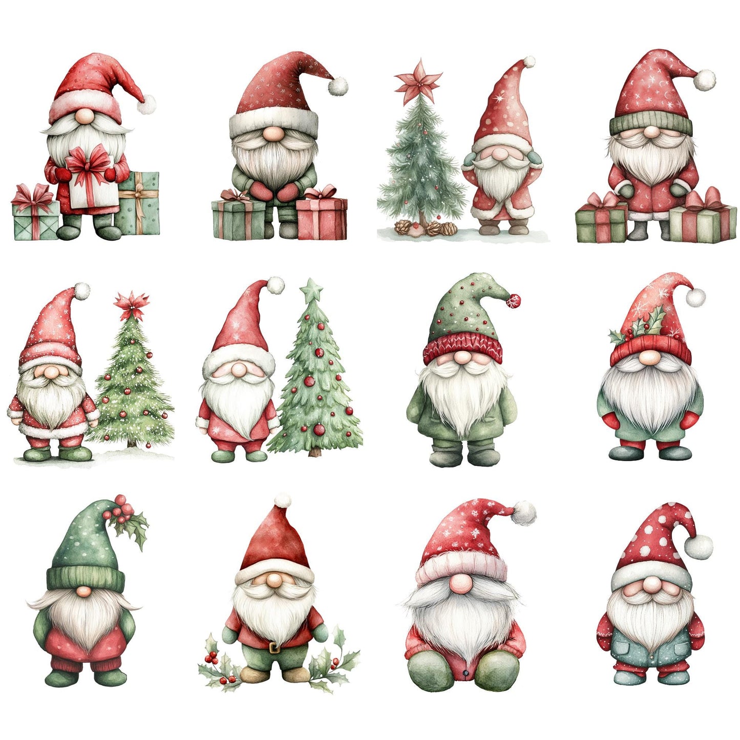 Christmas Gnome Clipart