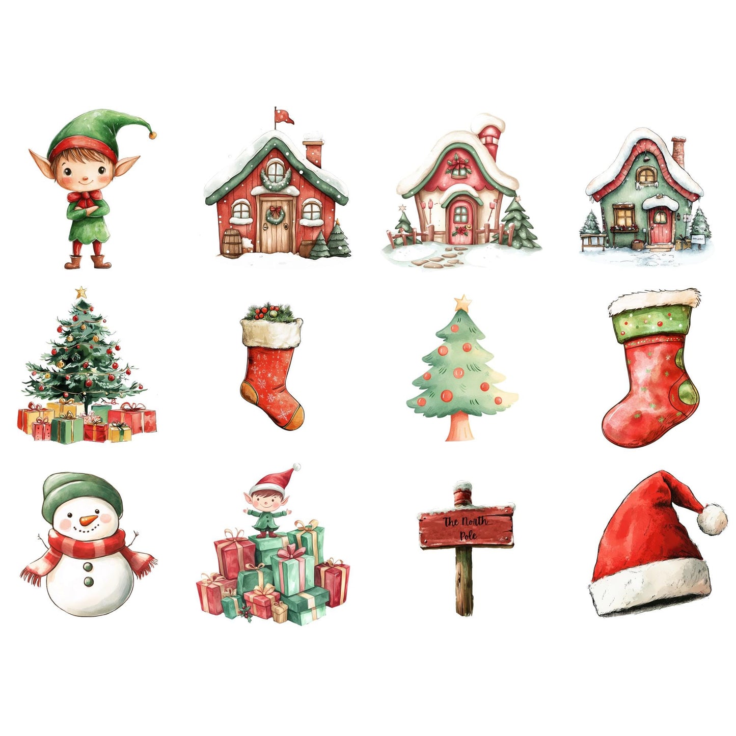 Santas Workshop Clipart