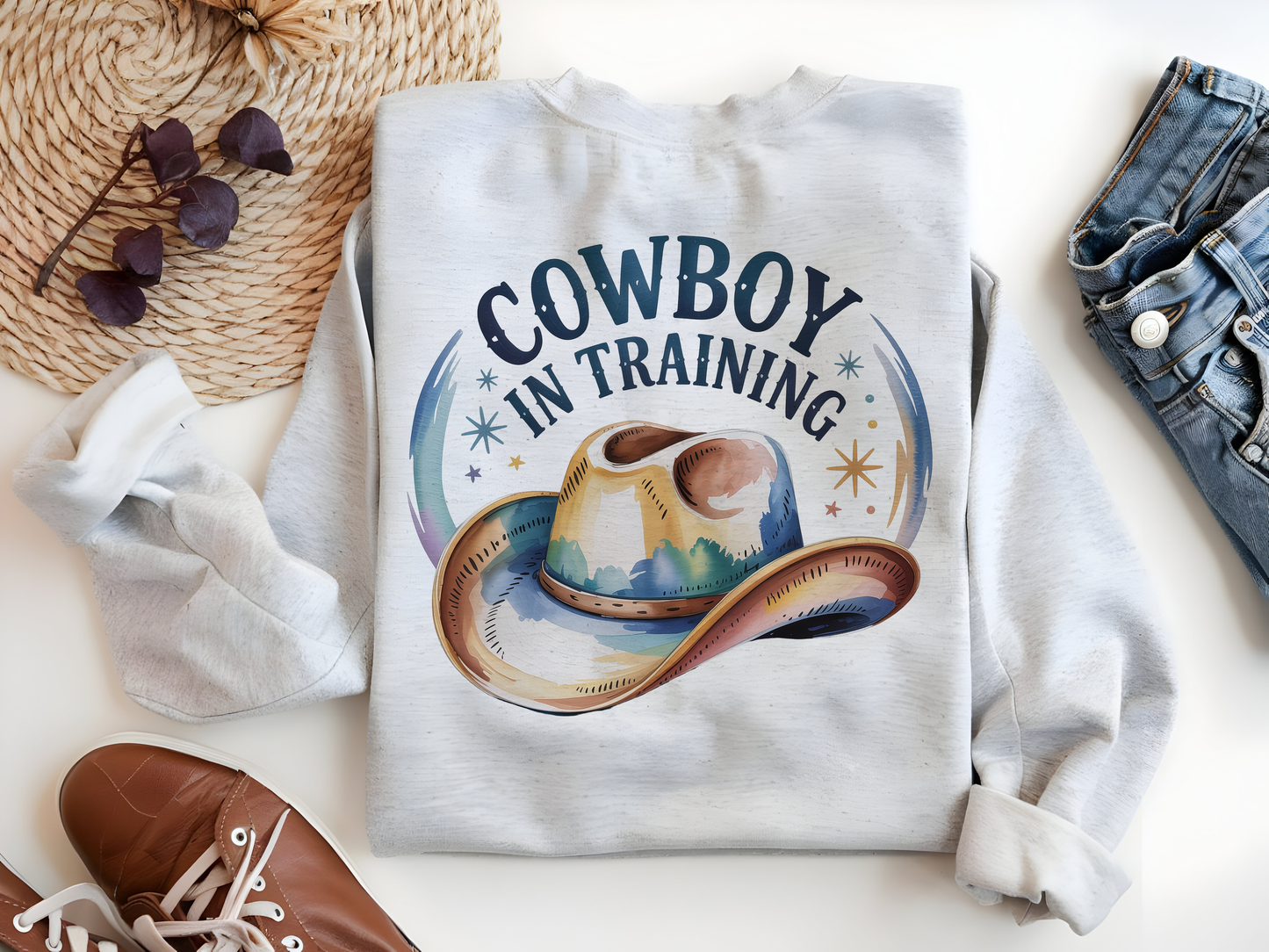 Cowboy In Training PNG | Baby Cowboy Western Sublimation