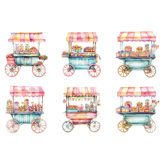 Candy Cart Clipart