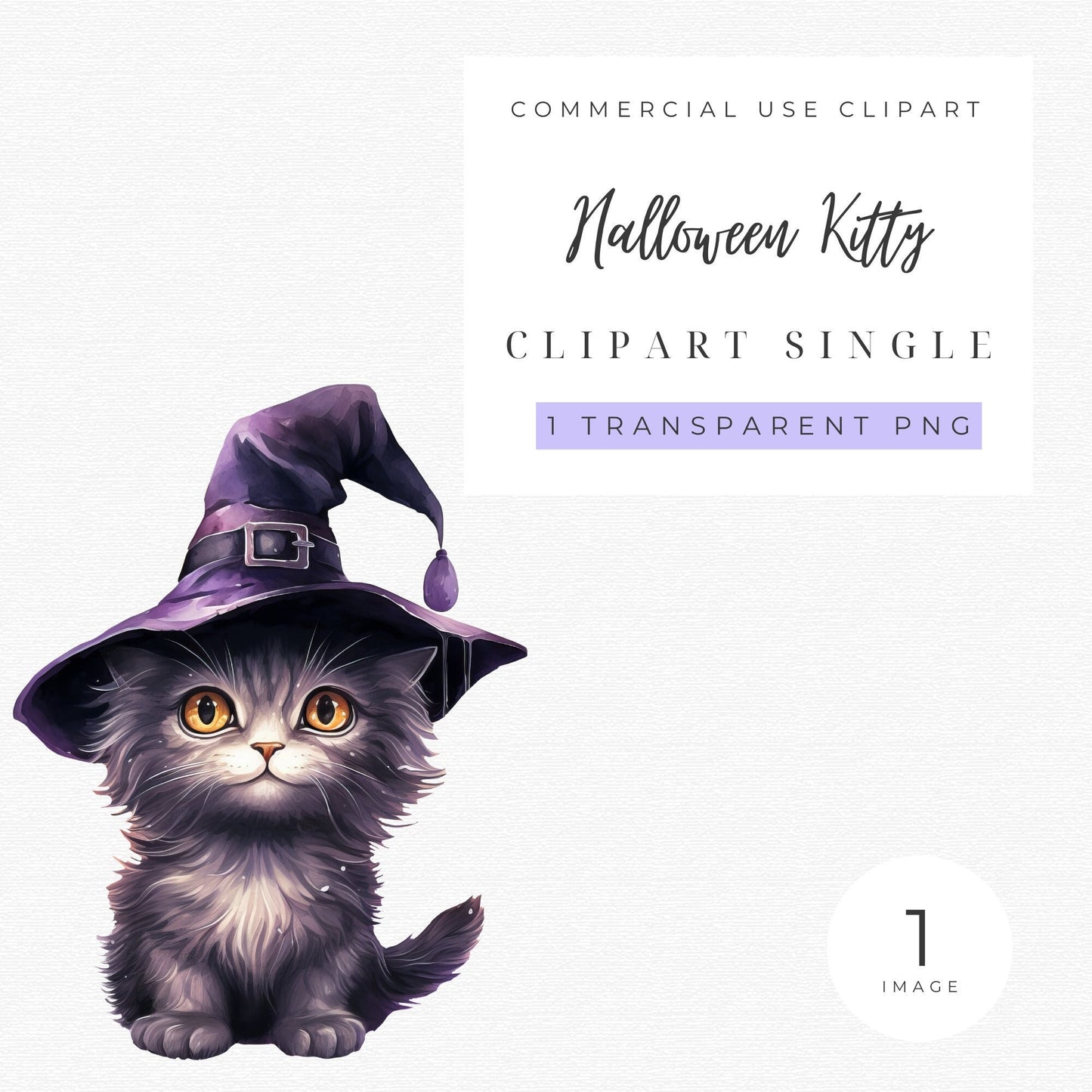 Halloween Kitty Clipart