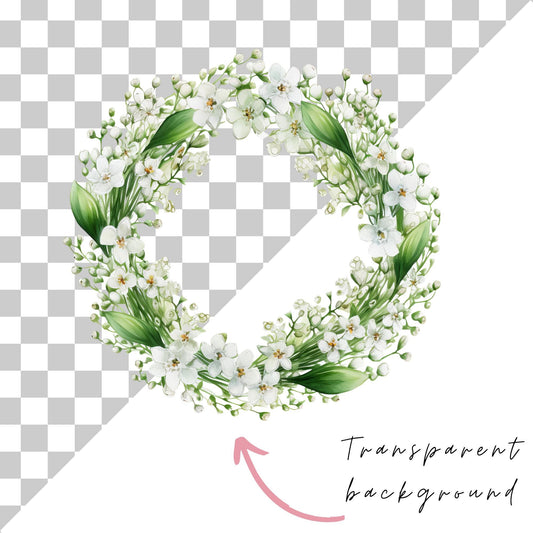 Clipart de corona de aliento de bebé