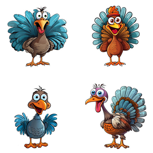 Quirky Turkey Clipart