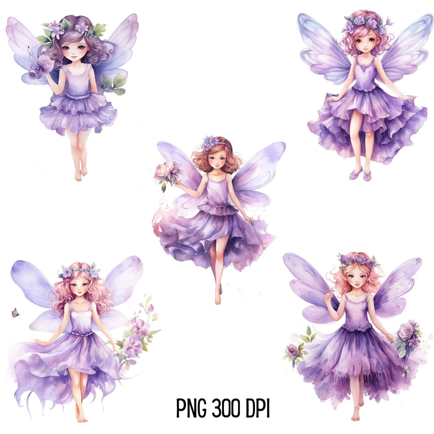 Lilac Fairy Clipart