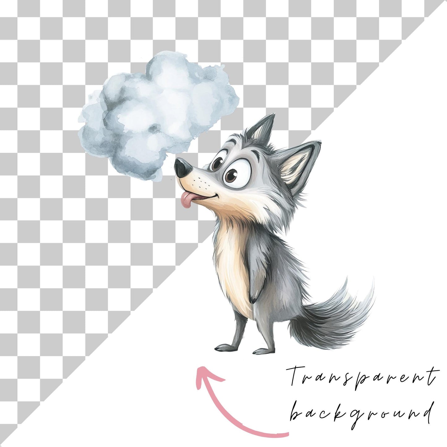 Los tres cerditos clipart