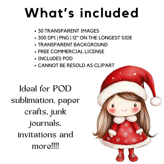 Cute Christmas Character Clipart