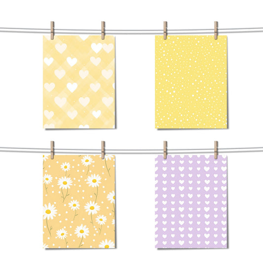 Cute baby pastel digital papers