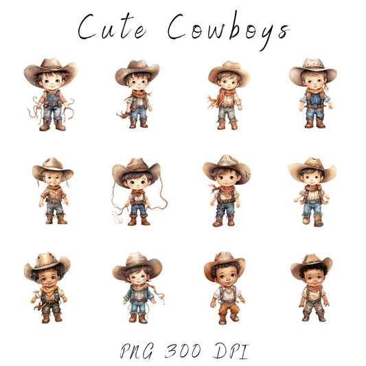 Baby Cowboy Clipart