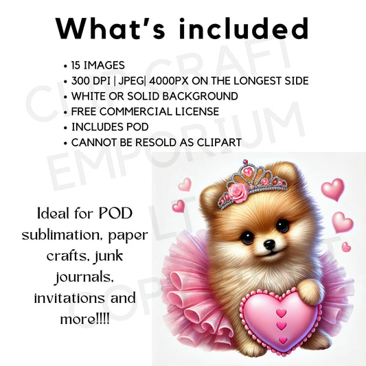 Valentines Dogs Clipart