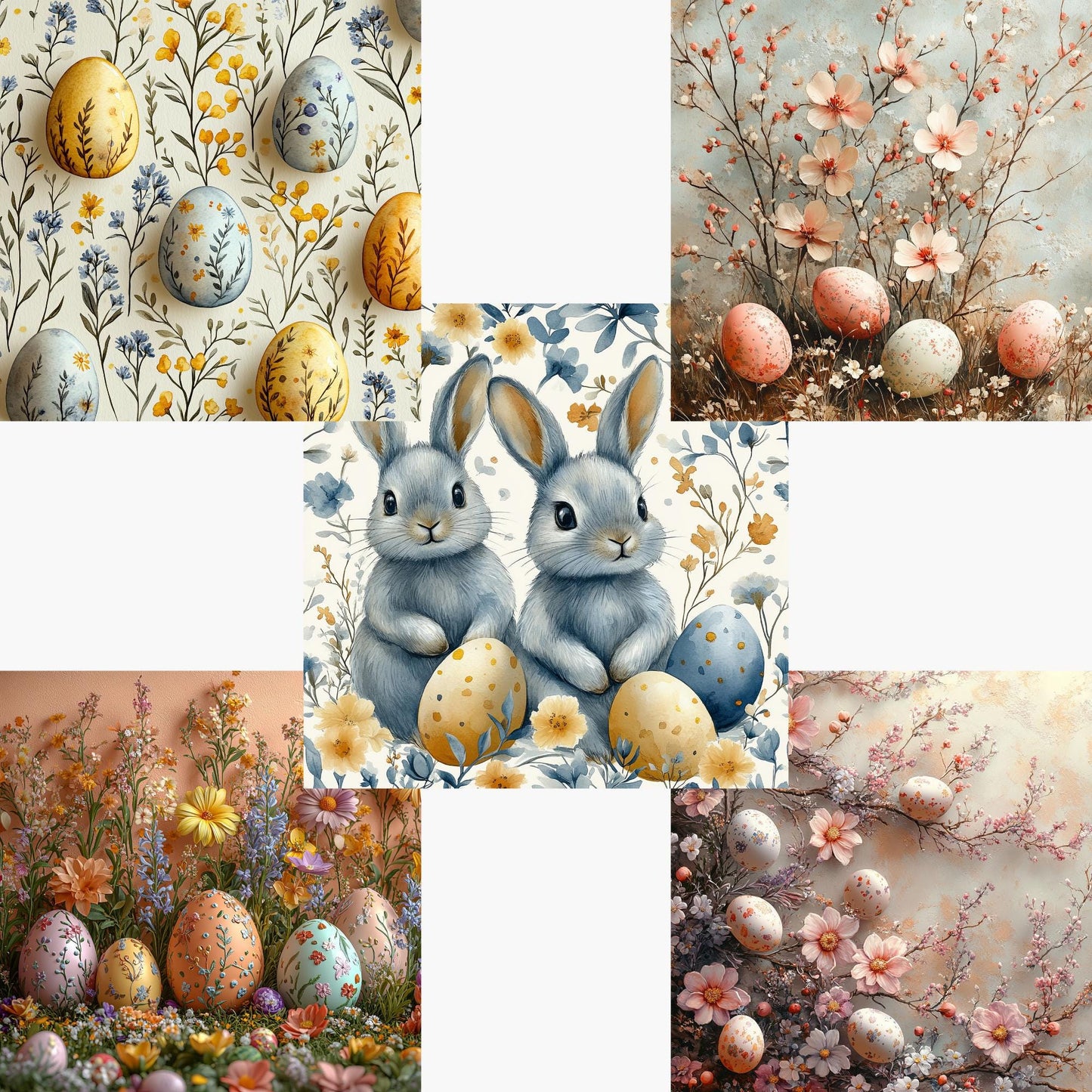 Easter Backgrounds Digital Papers
