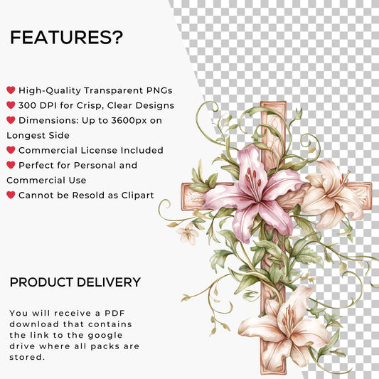 Easter Cross Clipart