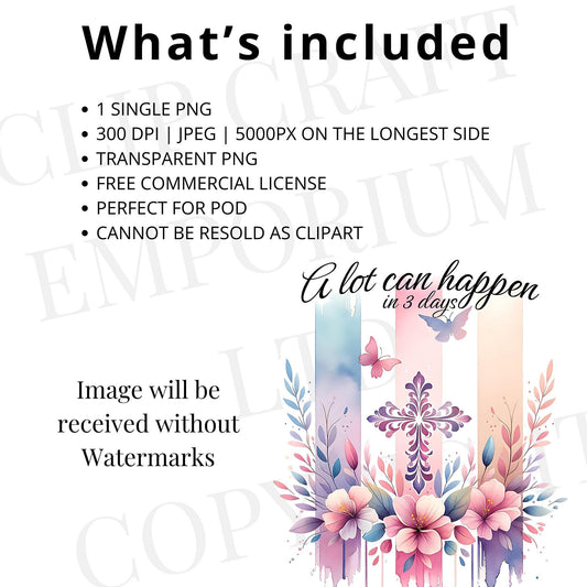 A Lot Can Happen in 3 Days Bow Girl PNG