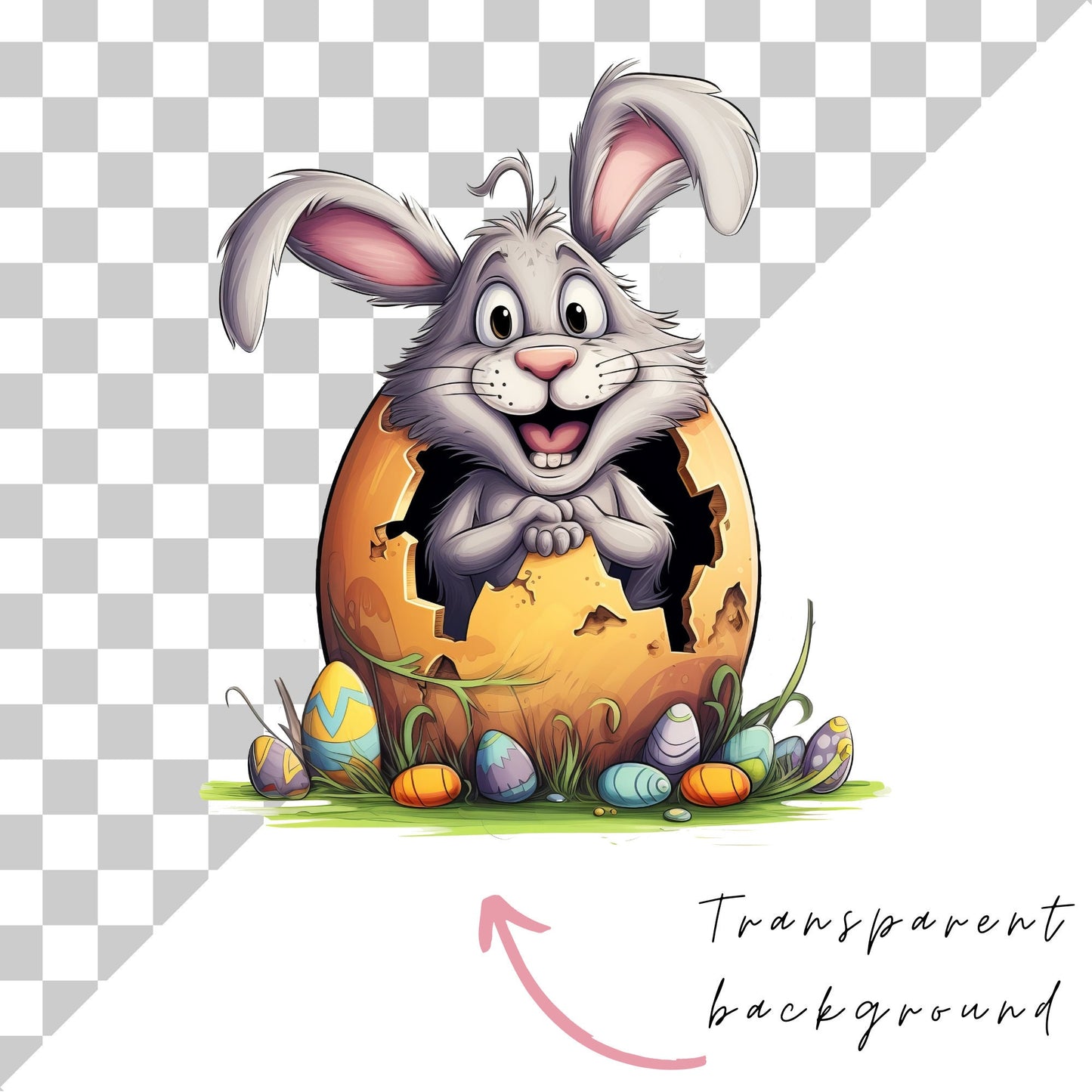 Quirky Easter Bunny Clipar