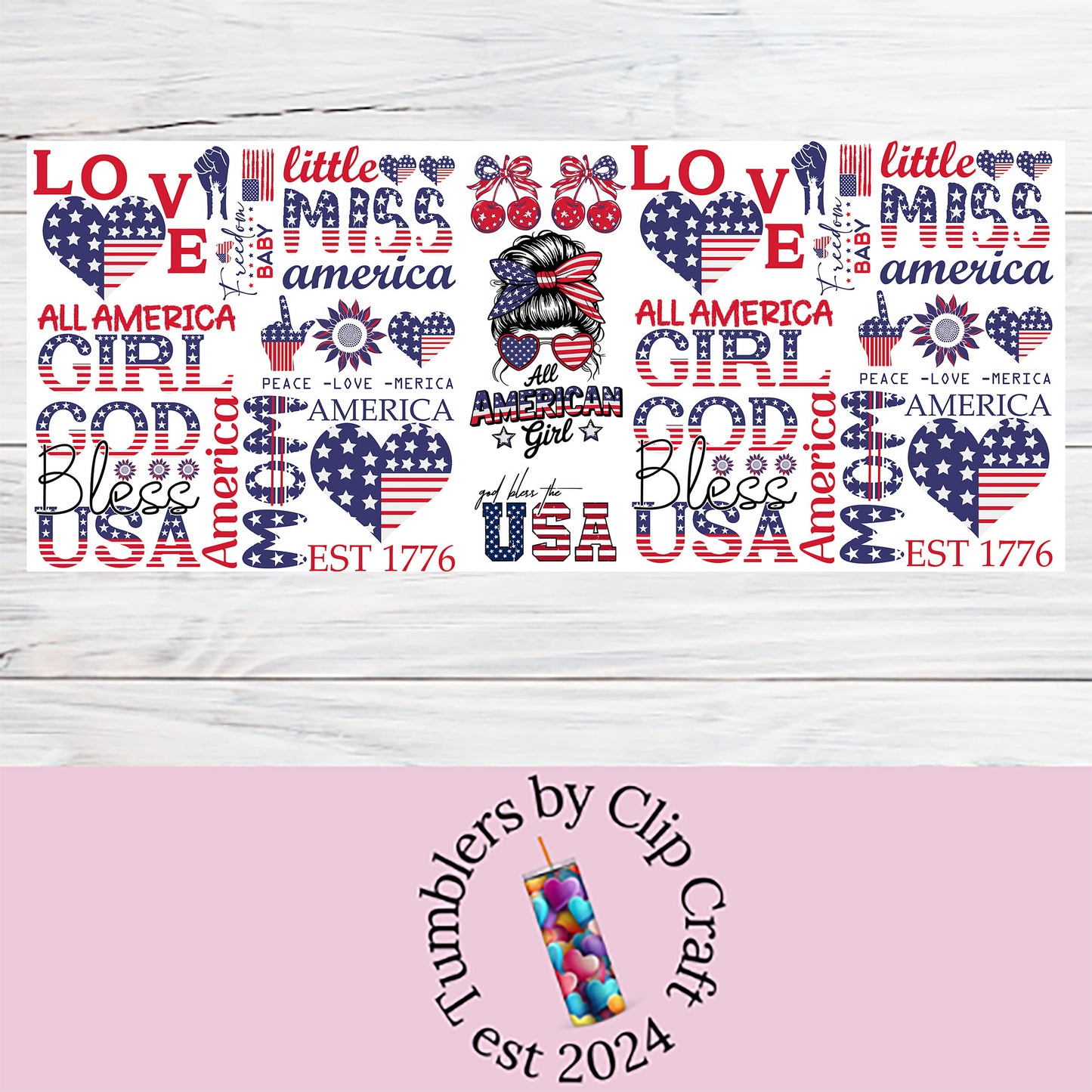 a picture of the american flag with the words love and america on it