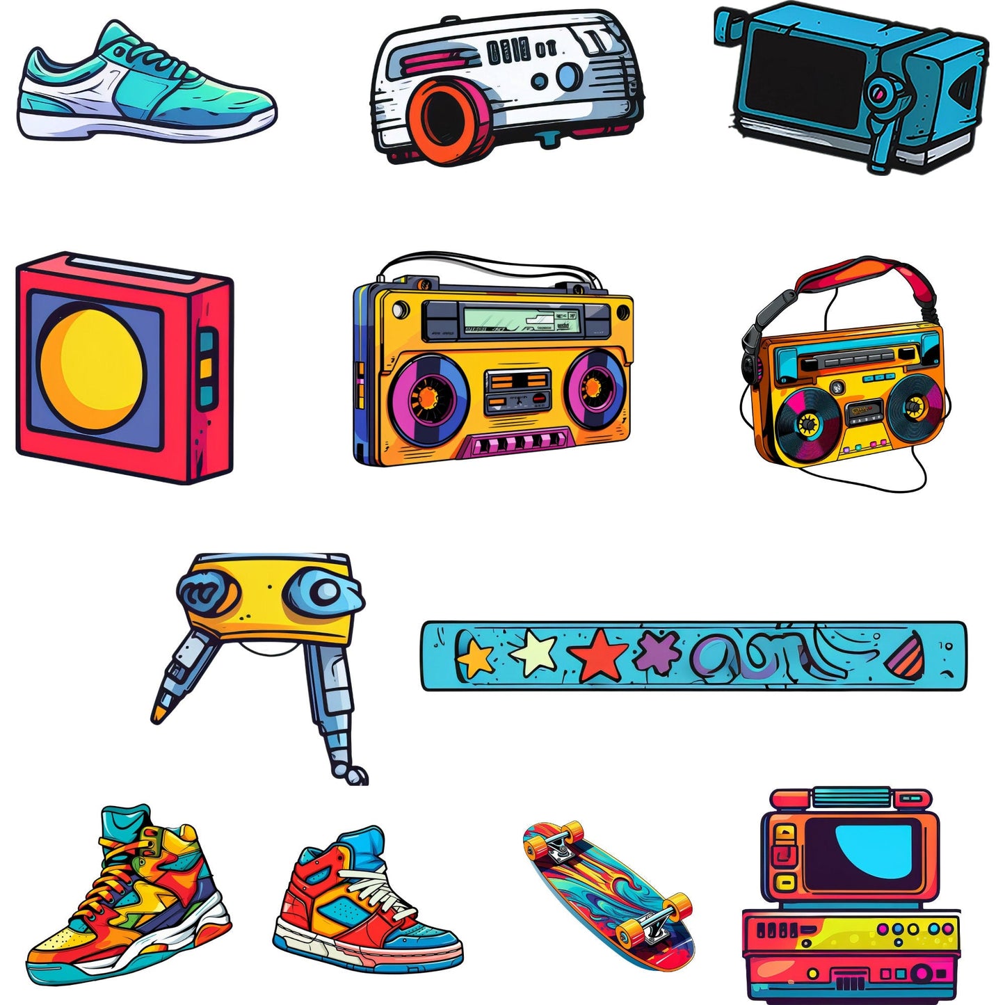 90s Nostalgia Clipart