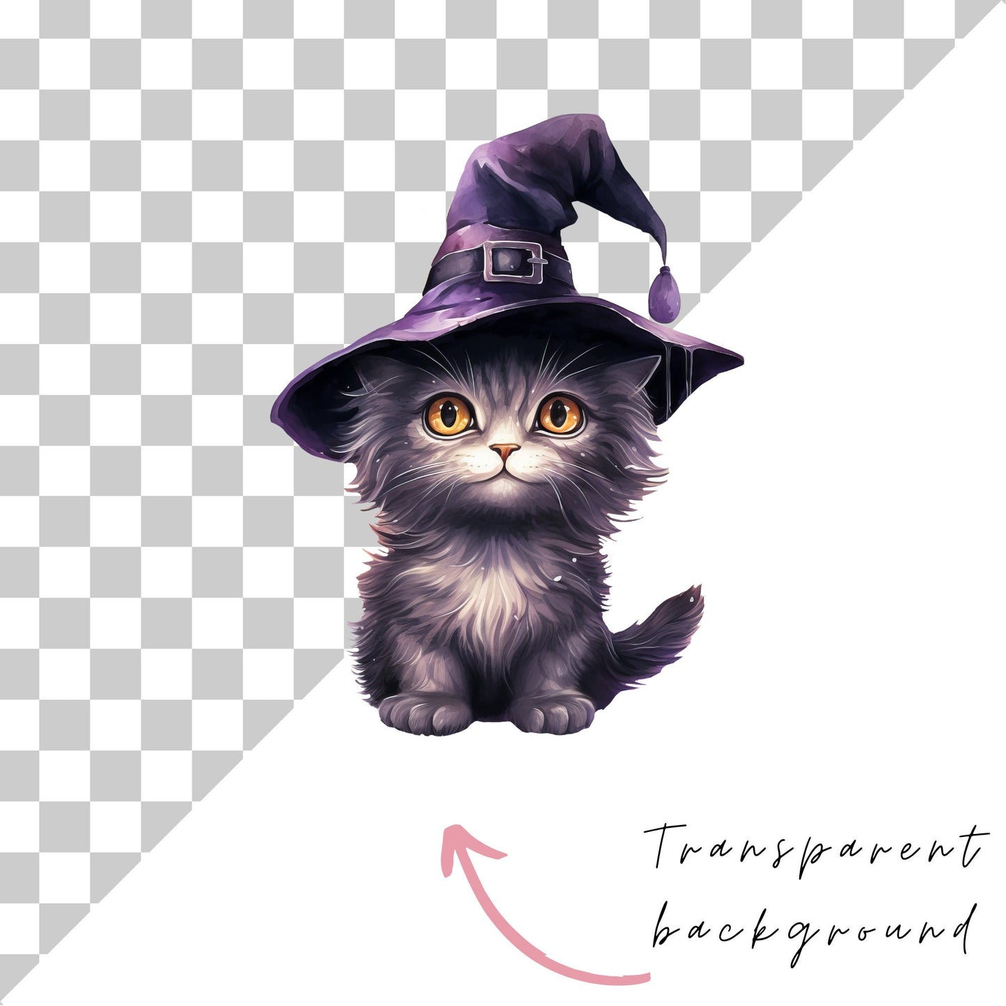 Halloween Kitty Clipart