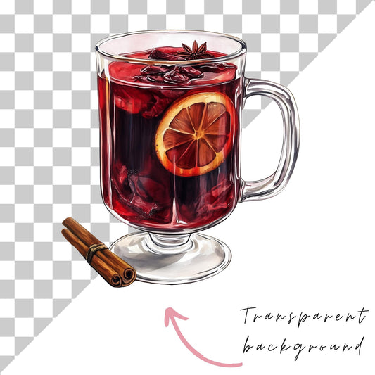 Mulled Wine Clipart Single