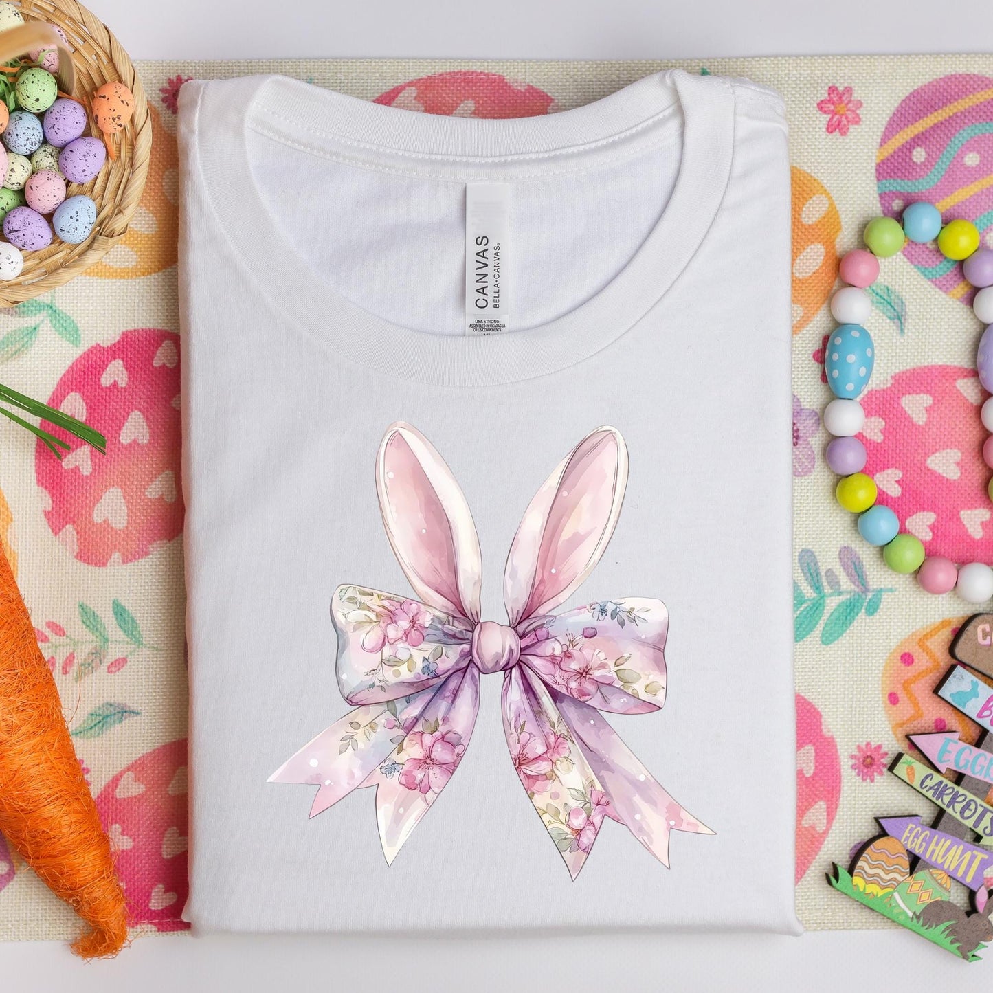 Clipart de lazos de coqueta de Pascua