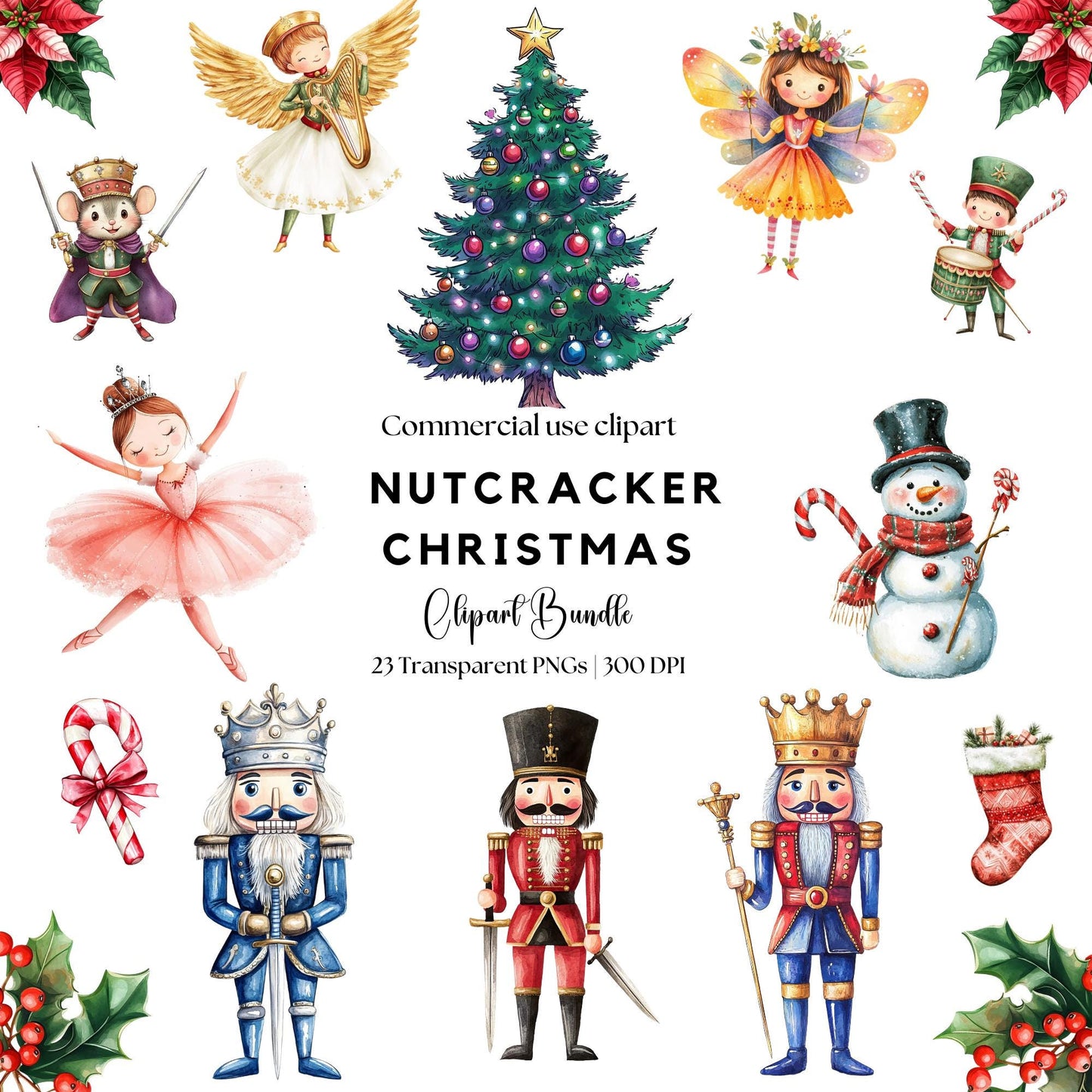 Nutcracker Christmas Clipart