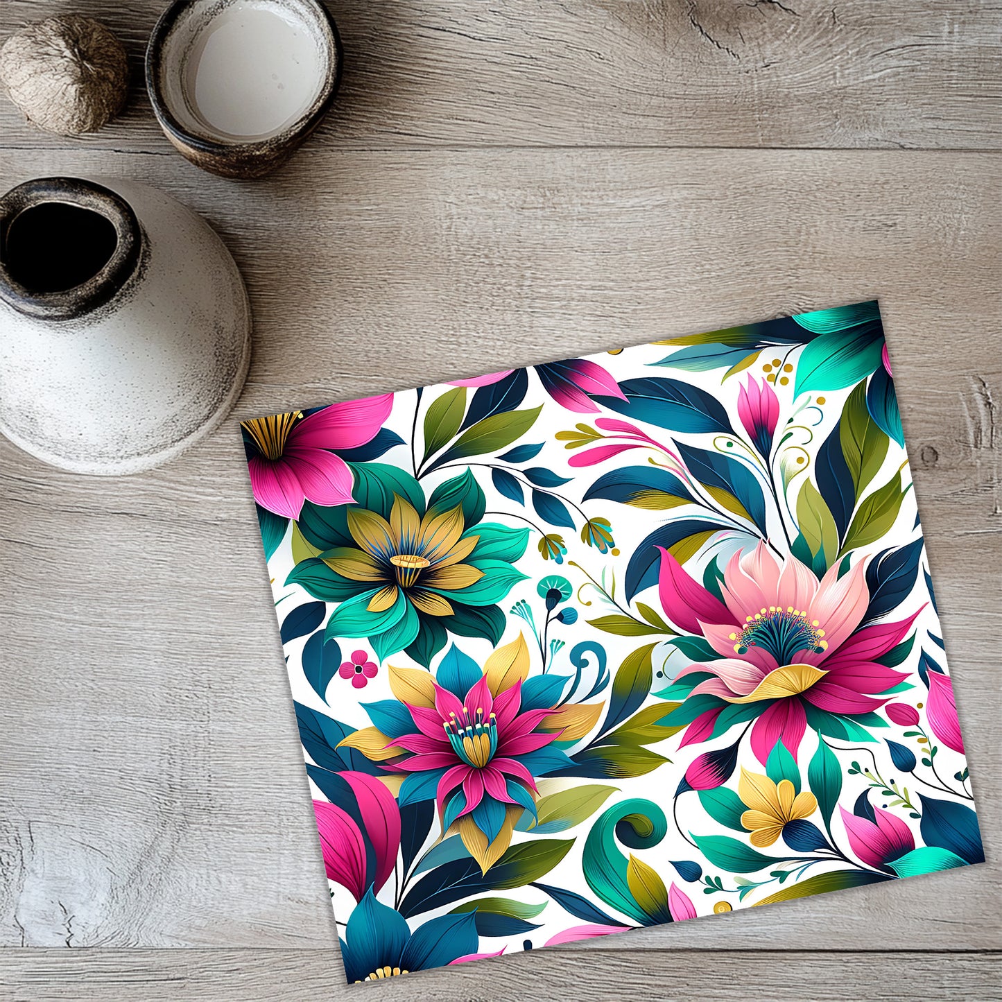 a picture of a place mat on a table