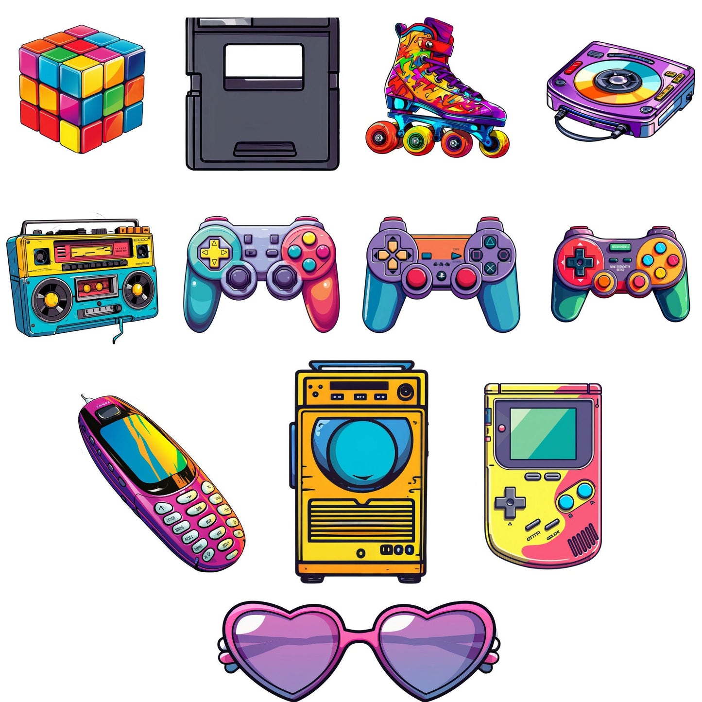 90s Nostalgia Clipart
