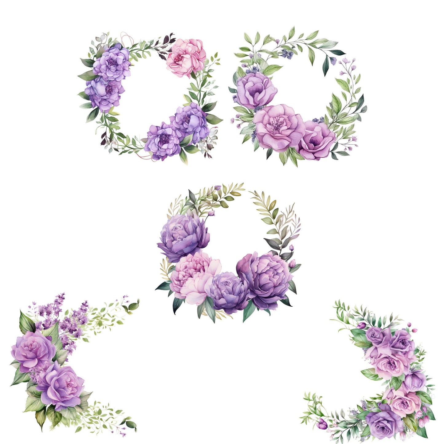 Lilac Floral clipart | Lilac Flower
