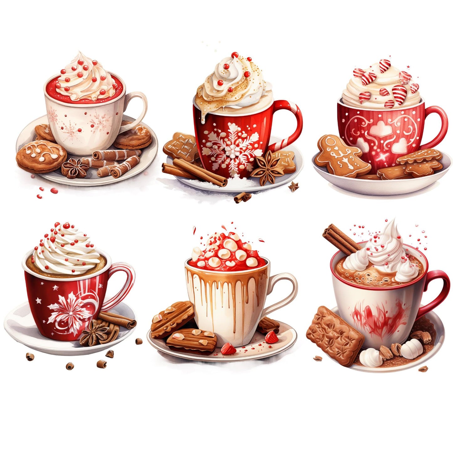 Christmas Hot Chocolate Clipart