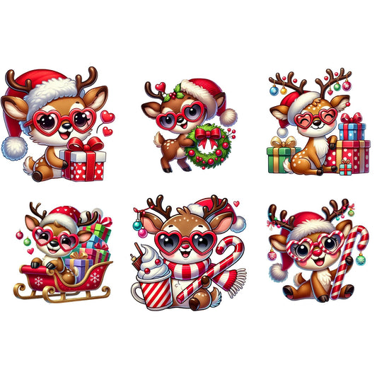 Quirky Reindeer clipart