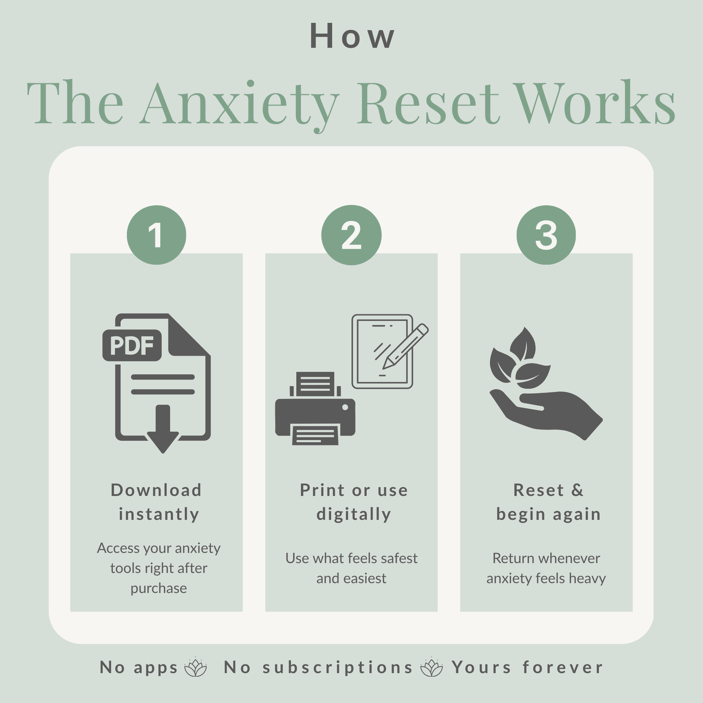 The Anxiety Reset