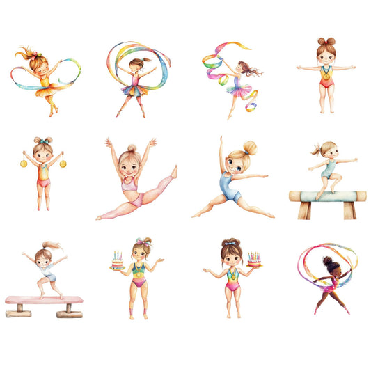 Cute Gymnastics Clipart