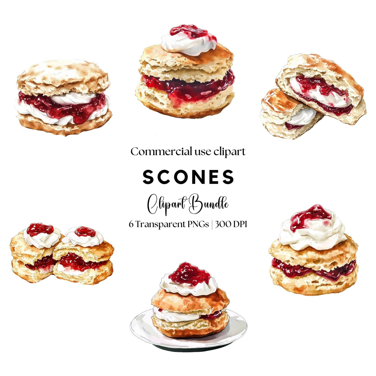 Scones clipart