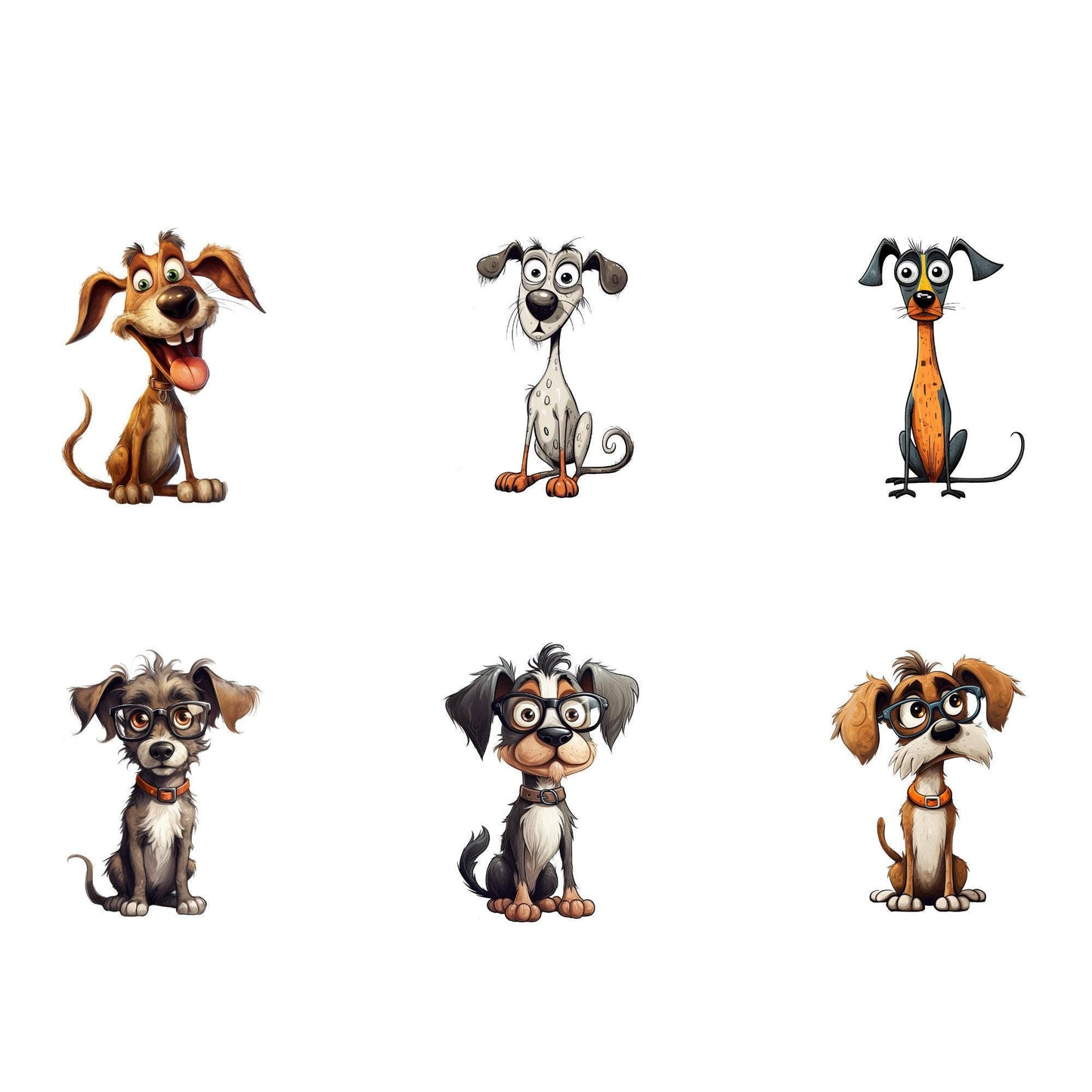 Quirky Dog Clipart