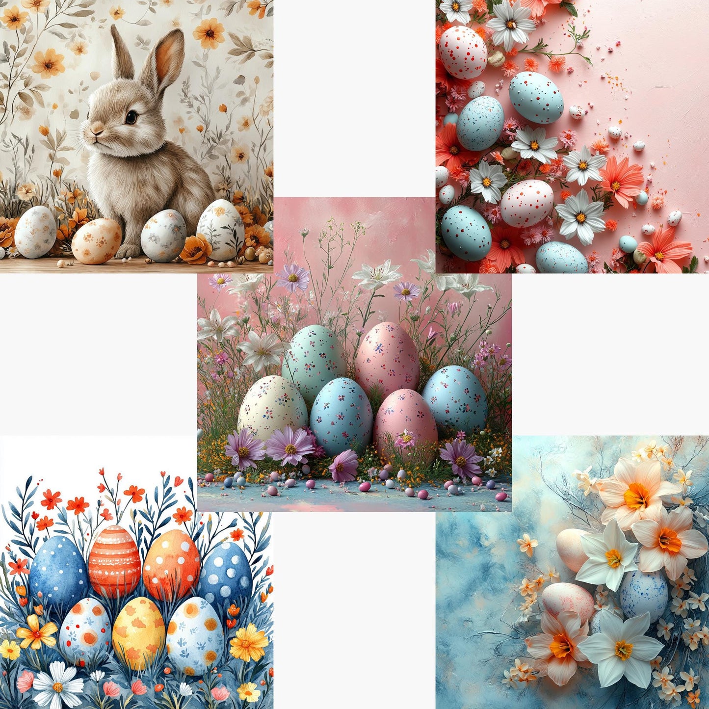 Easter Backgrounds Digital Papers
