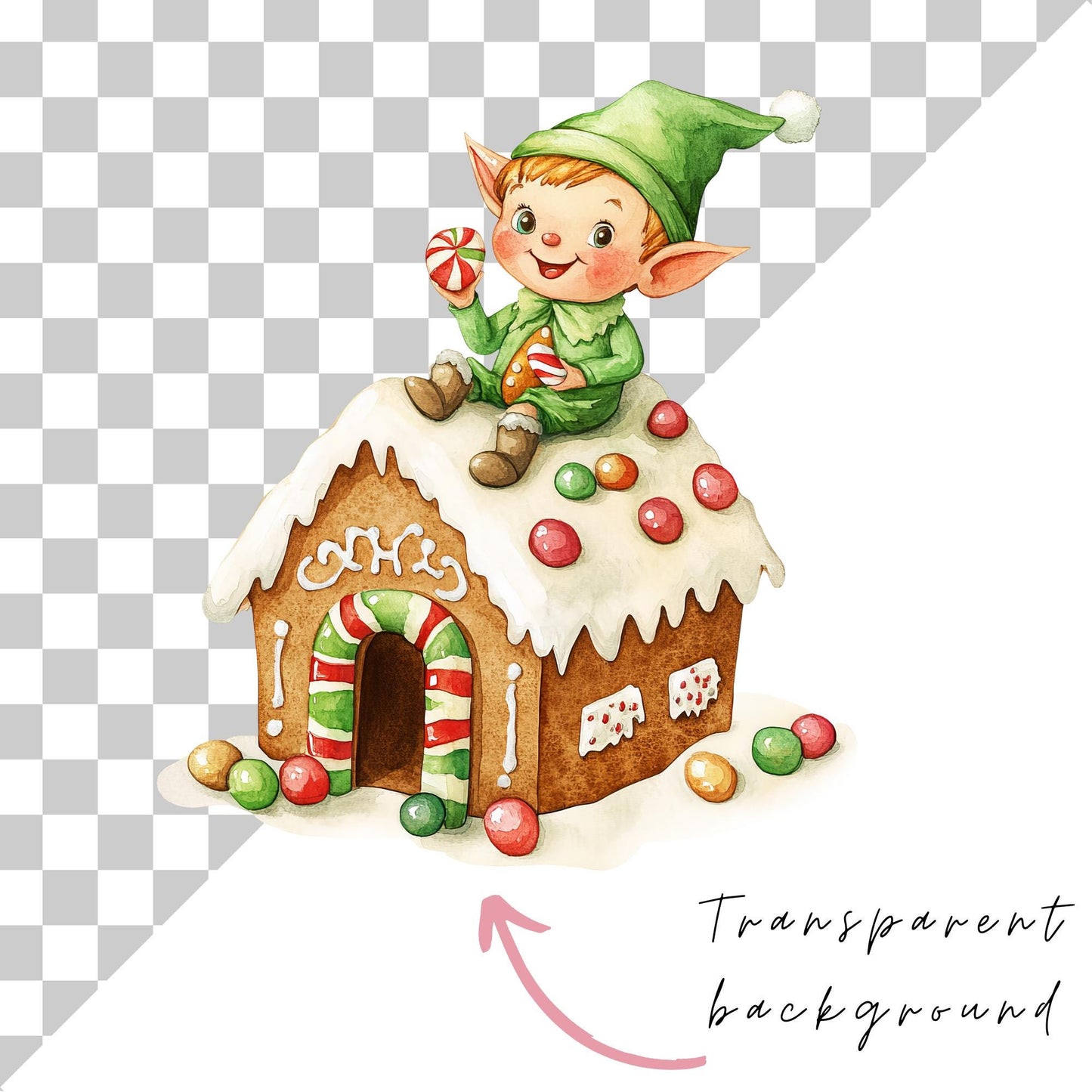 Mischievous Elf Clipart