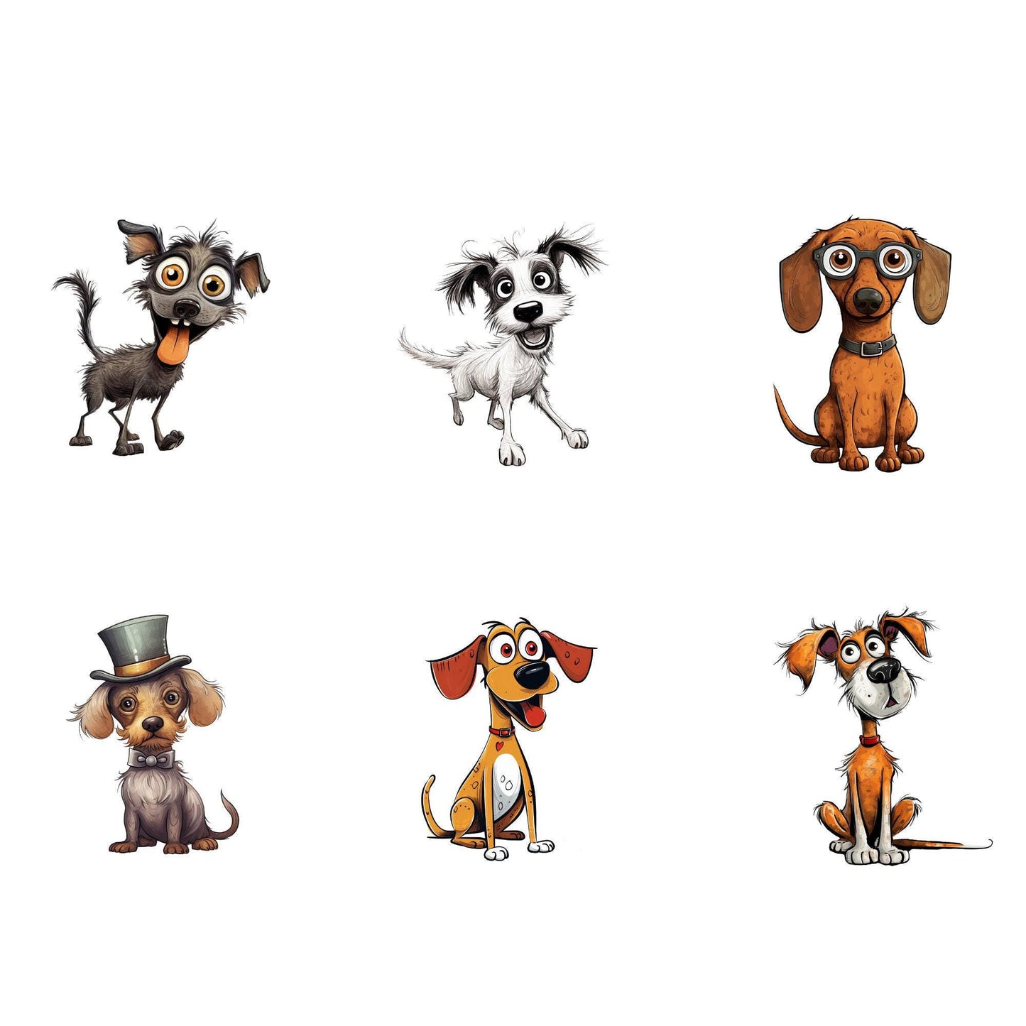 Quirky Dog Clipart