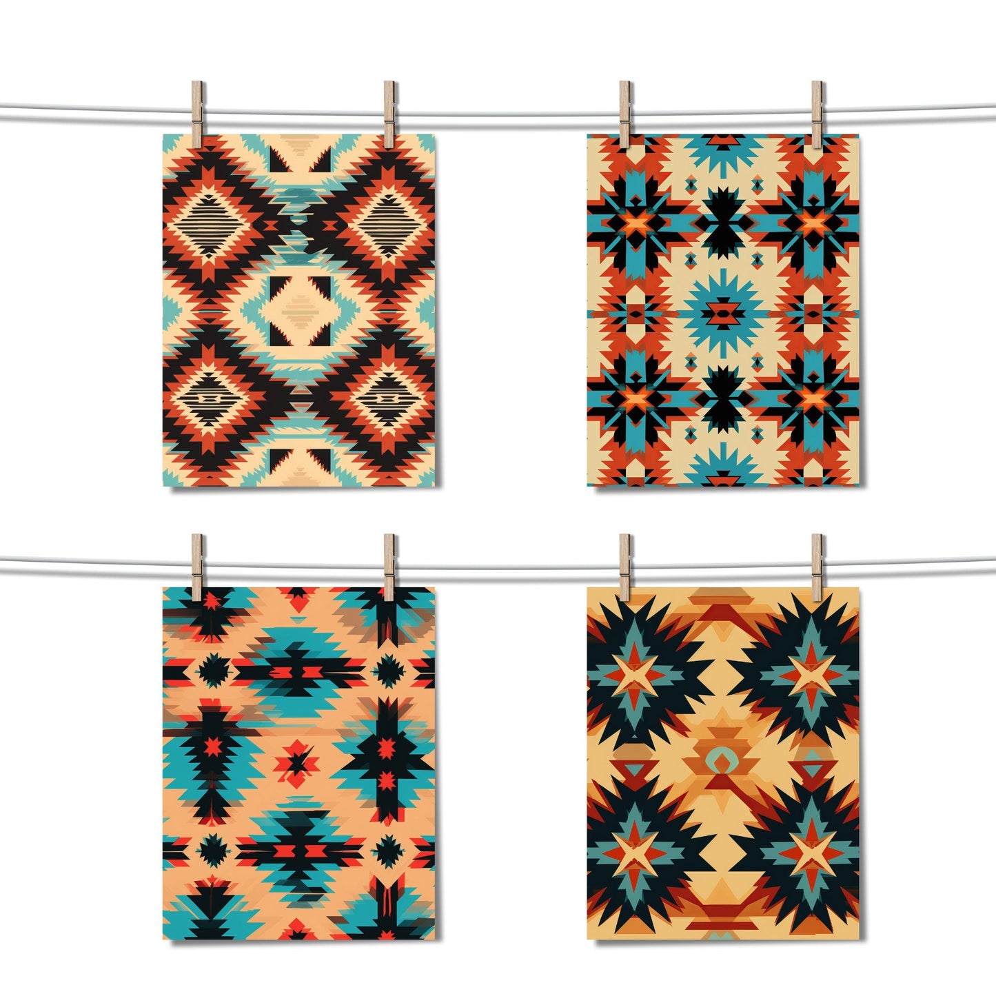 Navajo Vibes Digital Papers