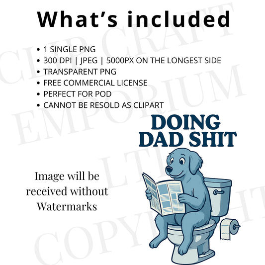 a blue dog sitting on top of a toilet reading a newspaper