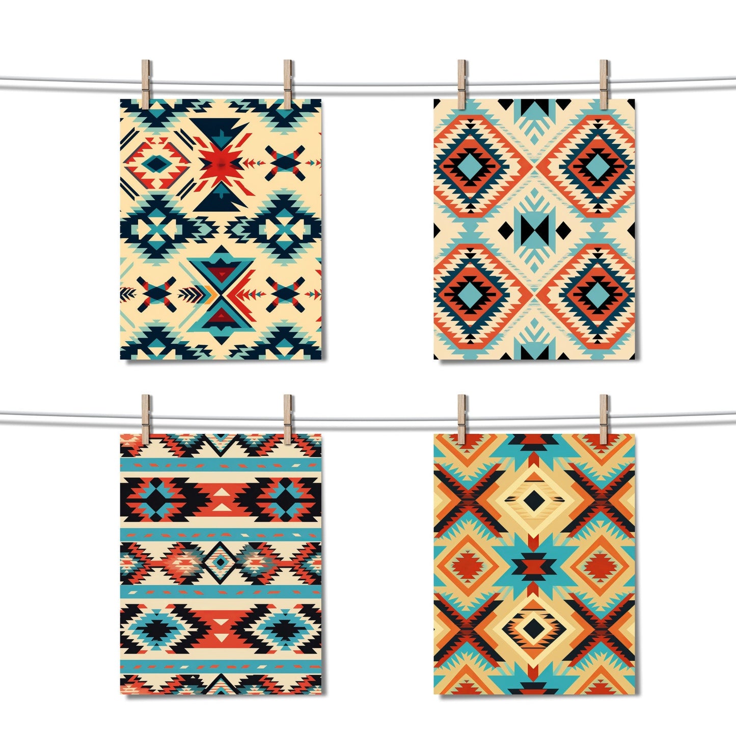 Navajo Vibes Digital Papers
