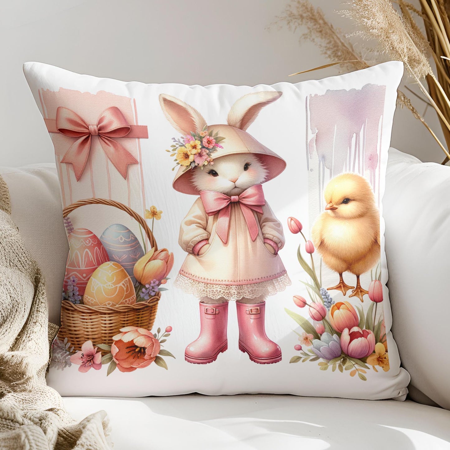 Cute Easter Brushstroke PNG