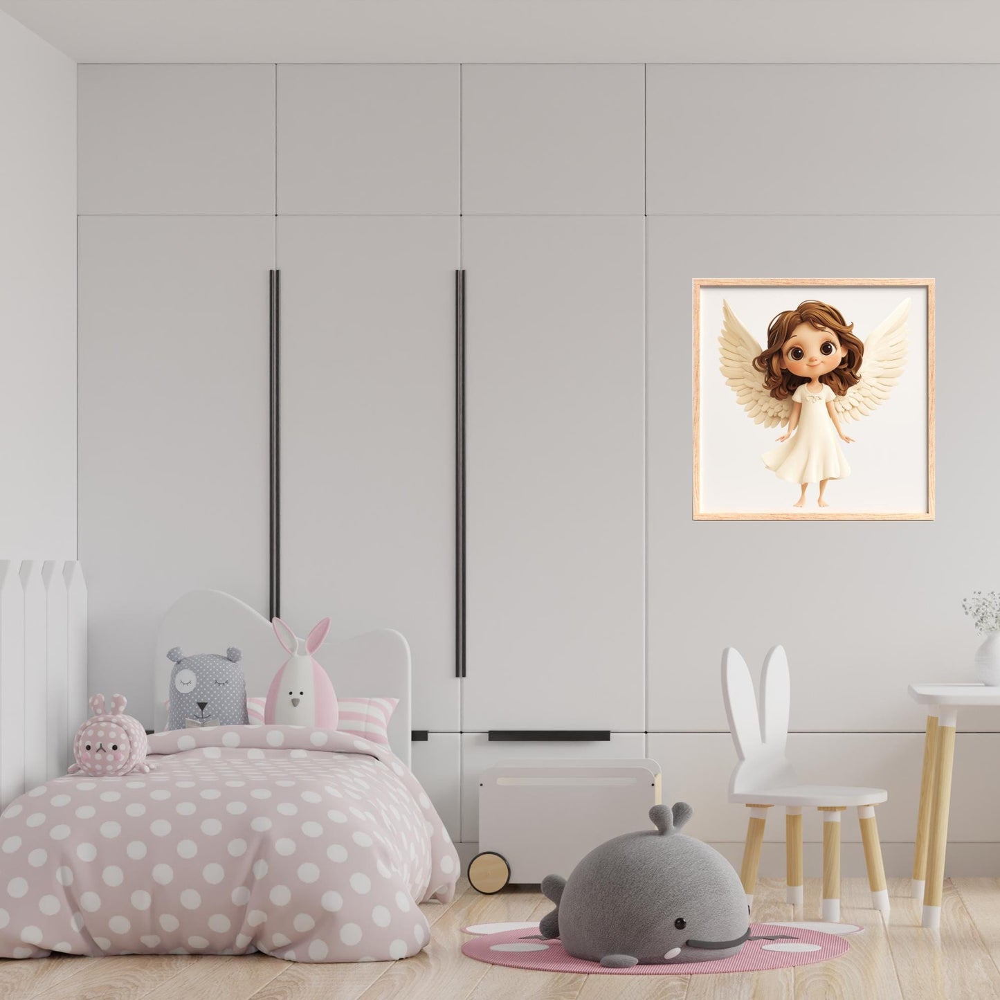 Clipart de ángel peculiar individual