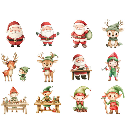 Santas Workshop Clipart