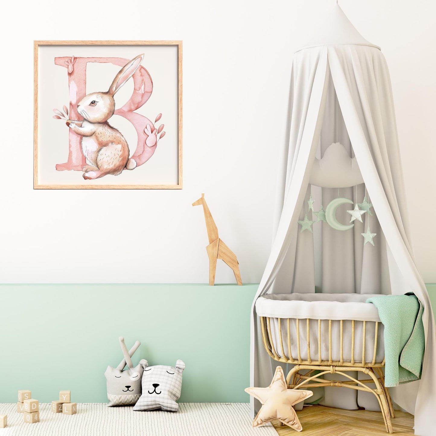 Cute Animal alphabet letter clipart