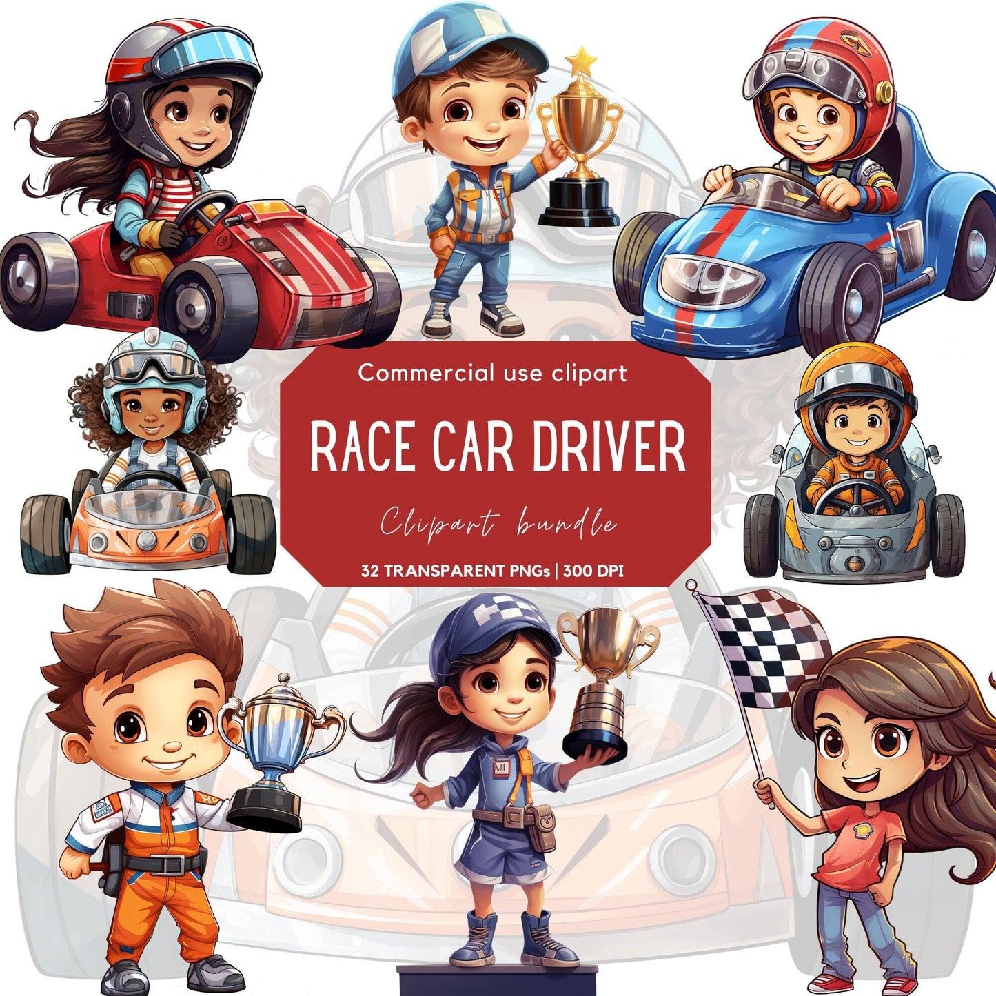 Race Car Driver Clipart | Sports Car