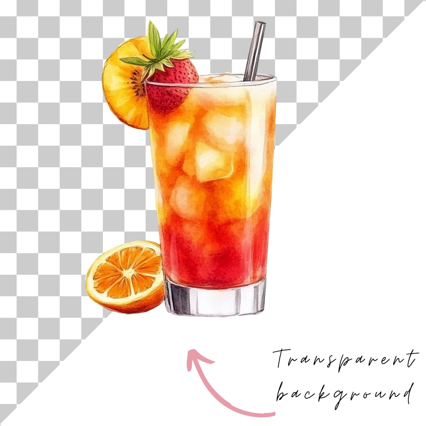 Tequila Sunrise Clipart